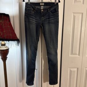 Mudd Women's Skinny Jeans - Dark Wash Blue